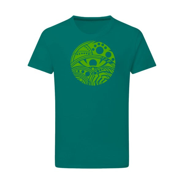 Eye vert pomme -Flex vert pomme sur T-shirt SG  Emerald Green  2XL