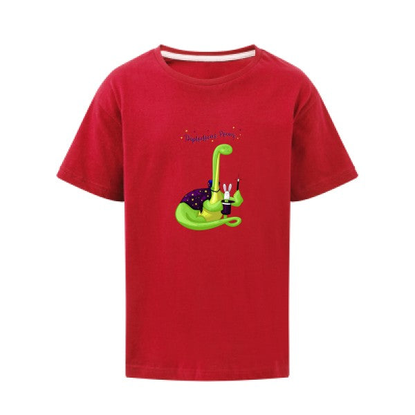 Diplodocus Pocus SG - Kids T-shirt enfant Red Taille 152 (11-12/2XL)