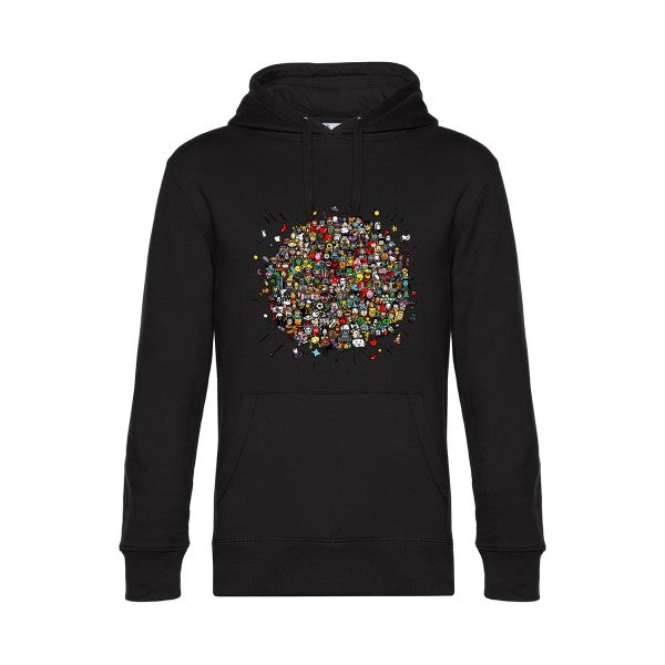 Planete-Pop-Culture- Sweat à capuche original Black - RueDuTeeshirt