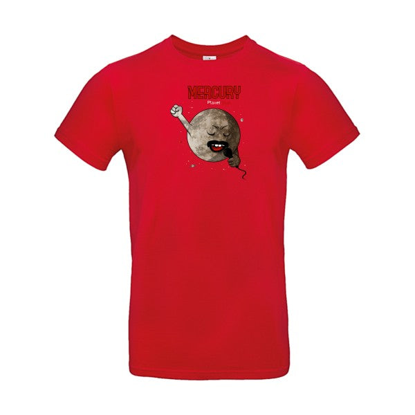 T-shirt humour original mercury T Shirt couleur Red