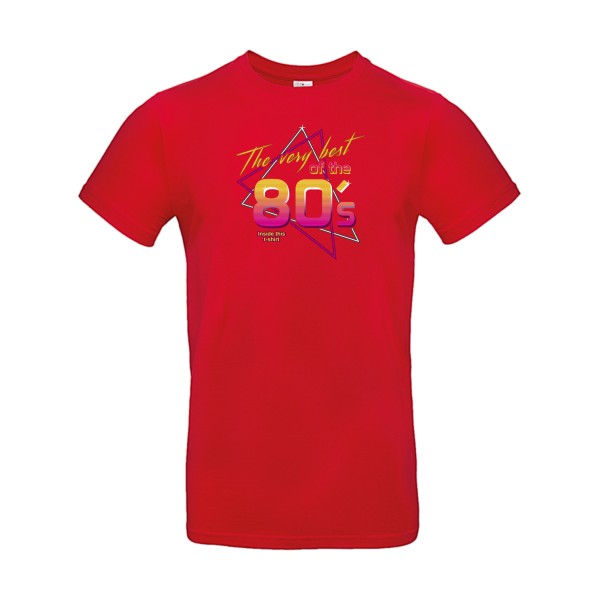 T-shirt humour original Annee 80S T Shirt couleur Red