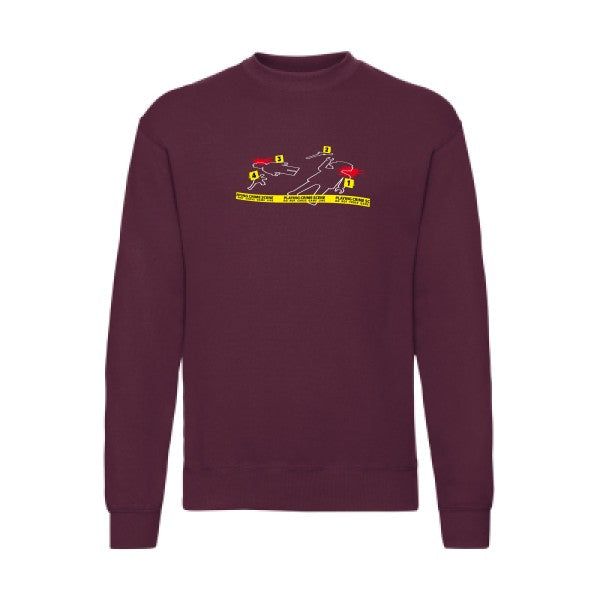 Playing crime scene Fruit of the loom 280 g/m² Sweat shirt