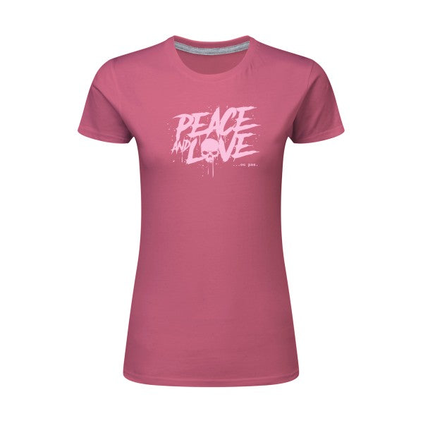 Peace or no peace  |Rose |T shirt original femme|SG