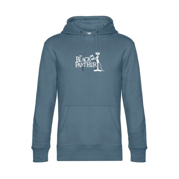 The-black-panther sweat shirt original nordic blue flex Blanc impression Face