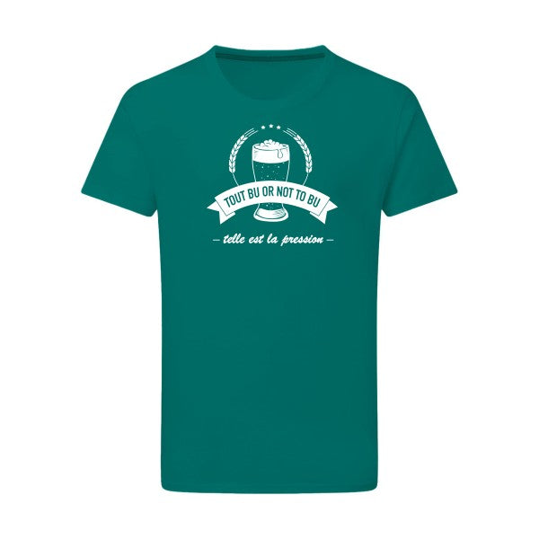 Telle est la pression Blanc -Flex Blanc sur T-shirt SG  Emerald Green  2XL