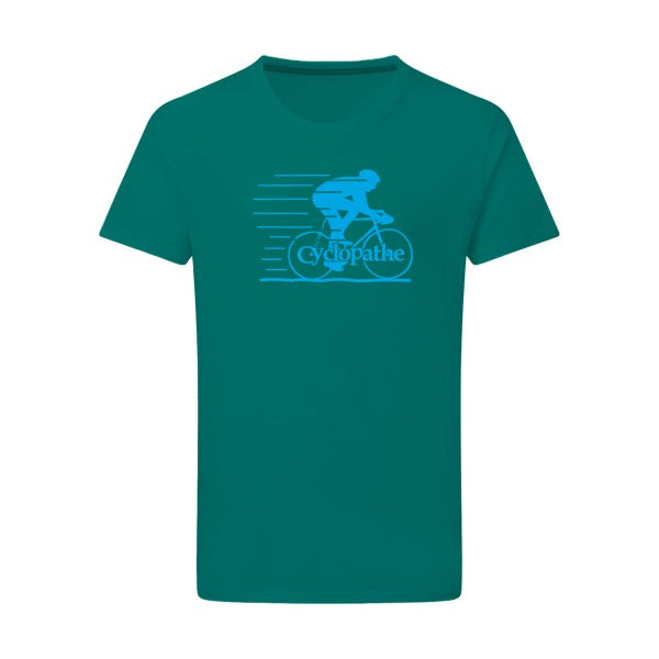 CYCLOPATHE ! - Flex bleu clair Tshirt original Emerald Green  2XL