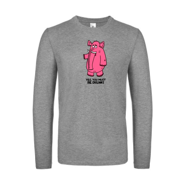 Pink elephant B&C - E150 LSL T-shirt manches longues léger