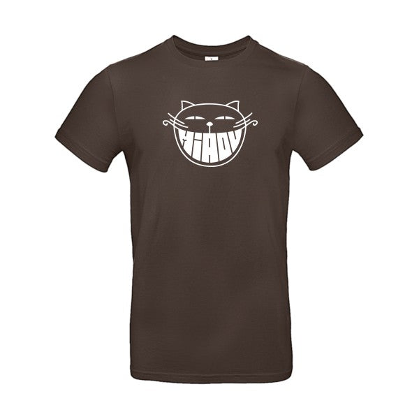 The smiling cat B&C- T-shirt E190|Brown||2XL