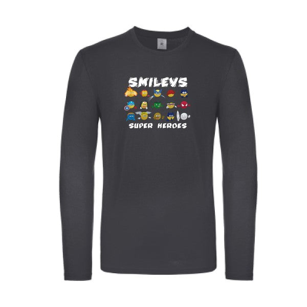 Super Smileys B&C - E150 LSL T-shirt manches longues léger