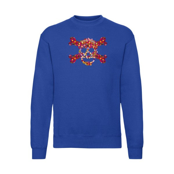 Floral skull Fruit of the loom 280 g/m² Sweat shirt