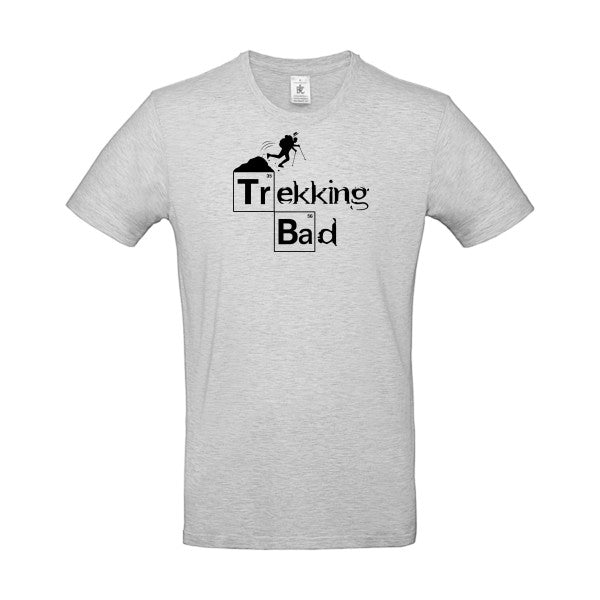 Trekking bad flex noir B&C - E190 T-shirt|Ash||2XL