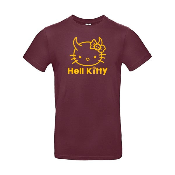 Hell KittyFlex jaune or - E190 T-shirt|Burgundy||2XL