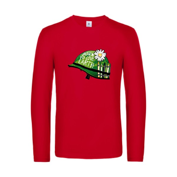 full-petal-jacket-t-shirt-manches-longues-original-humour -Red