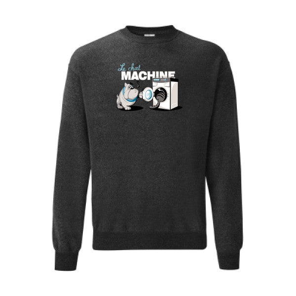 Le Chat Machine Fruit of the loom 280 g/m² Sweat shirt