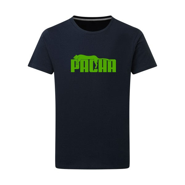 Pacha vert pomme -Flex vert pomme sur T-shirt SG  Navy  5XL