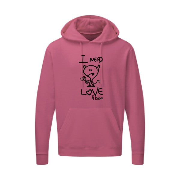 LOVER Noir SG - Hooded Sweatshirt Sweat capuche