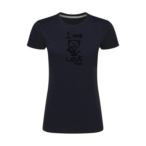 LOVER | Noir |T shirt original femme|SG