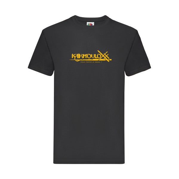 T-shirt|KAAMOULOXX ! |flex jaune Or| Fruit of the loom 205 g 