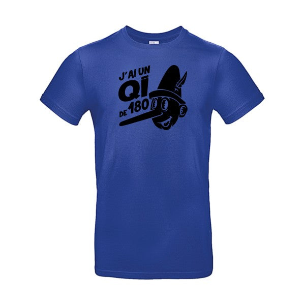 Quotient intellectuel Flex noir |E190 T-shirt|Cobalt Blue||2XL