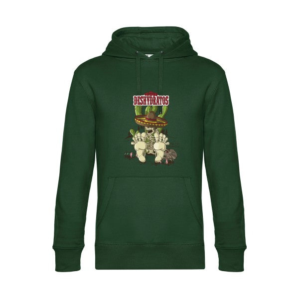 deshydratos- Sweat à capuche original Bottle Green - RueDuTeeshirt