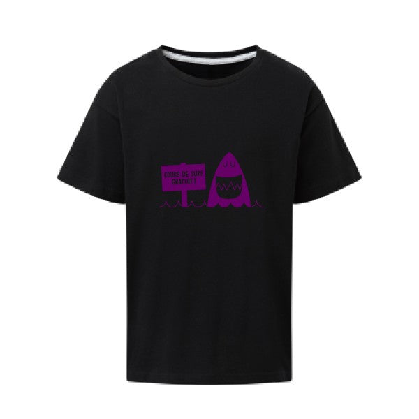 Cours de surf Flex Violet SG - Kids T-shirt enfant Dark Black Taille 152 (11-12/2XL)