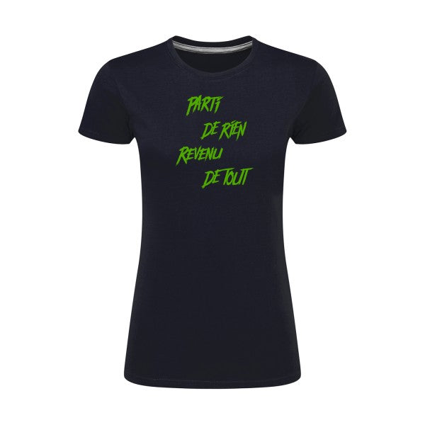 Parti de rien Vert pomme |T shirt original femme|SG