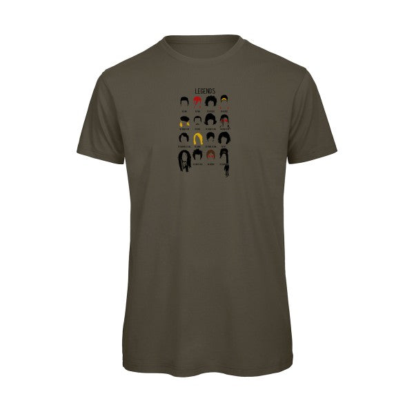 T-shirt humour original legends T Shirt couleur Khaki Green