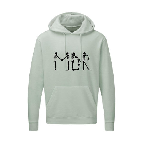 MDR |Sweat  capuche humoristique noir 