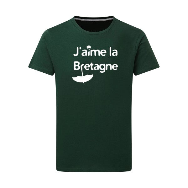 J'aime la Bretagne - Flex Blanc Tshirt original Bottle Green  2XL