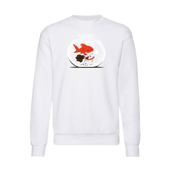 Qui aime bien châtie bien.. Fruit of the loom 280 g/m² Sweat shirt