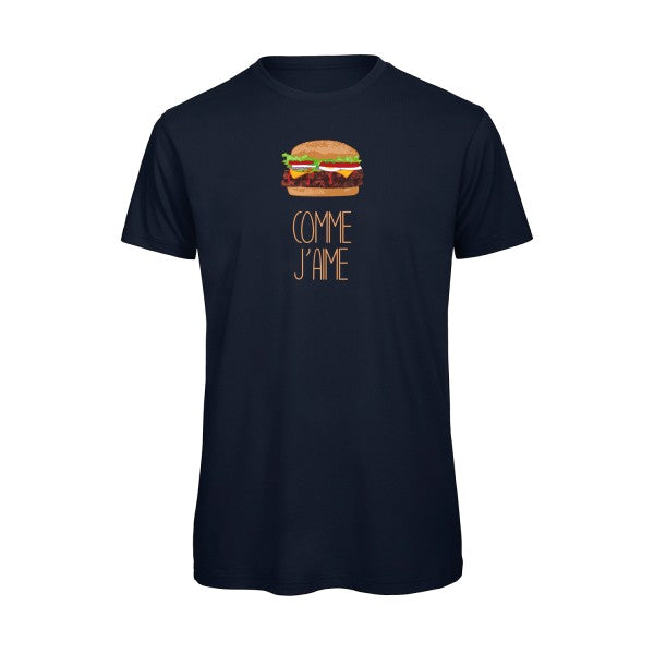 T-shirt humour original Comme J Aime T Shirt couleur Navy