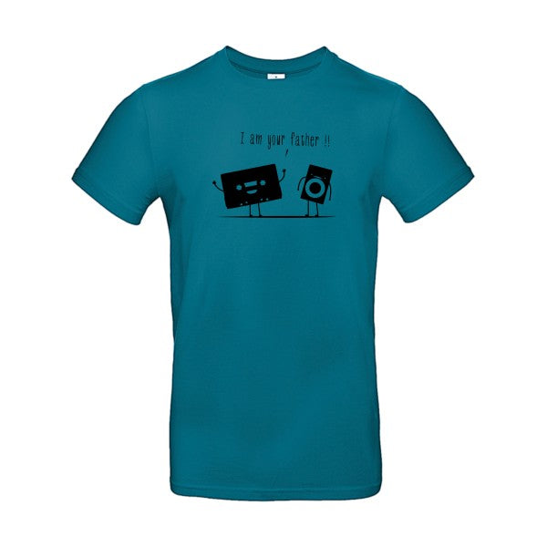 I m your fatherFlex noir- T-shirt E190|Diva Blue||2XL