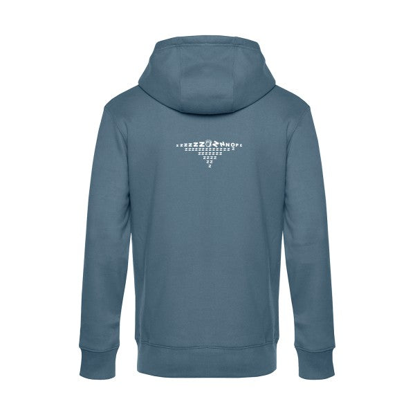 nope sweat shirt original nordic blue flex Blanc impression Dos