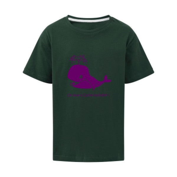 Cache-cachalot Flex Violet SG - Kids T-shirt enfant Bottle Green Taille 152 (11-12/2XL)