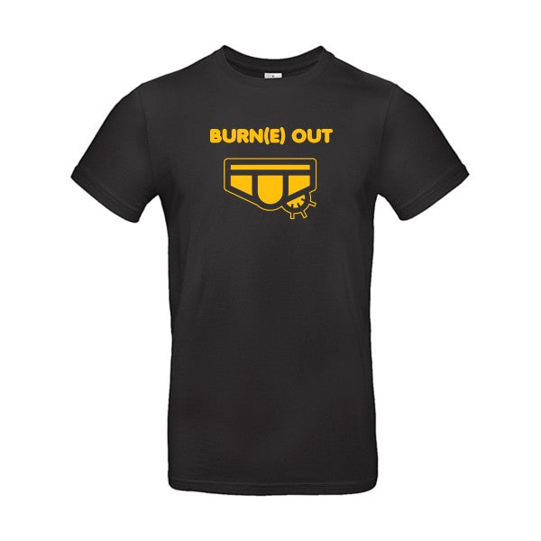 Burn(e) OutFlex jaune or- T-shirt E190|Black||5XL