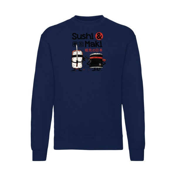 Sushi et Maki Fruit of the loom 280 g/m² Sweat shirt