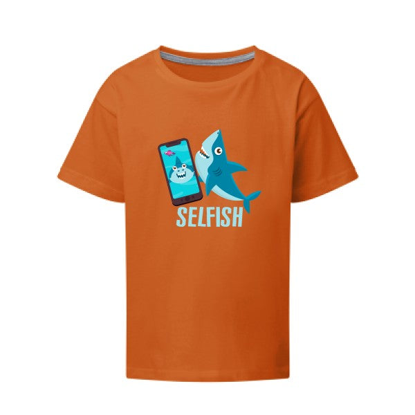 Selfish SG - Kids T-shirt enfant Orange Taille 152 (11-12/2XL)