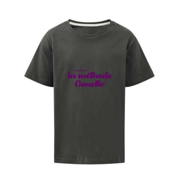 La méthode Couette Flex Violet SG - Kids T-shirt enfant Charcoal Taille 152 (11-12/2XL)