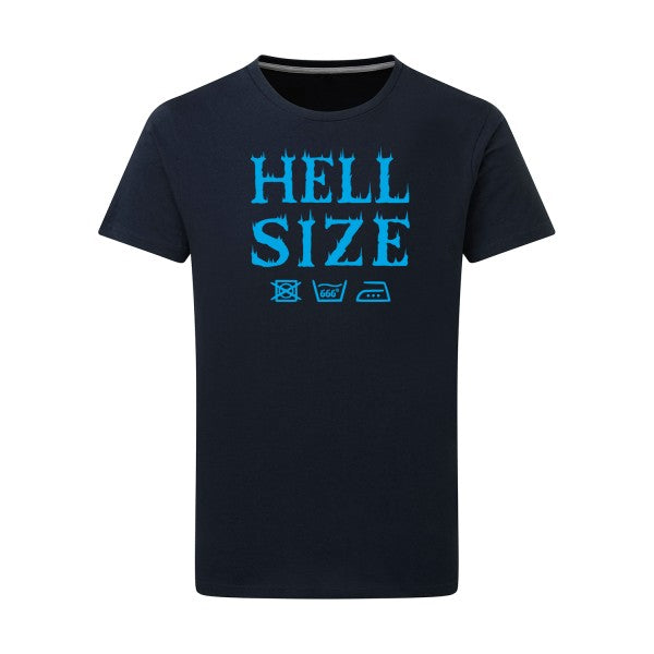 HELL SIZE ! - Flex bleu clair Tshirt original Navy  5XL