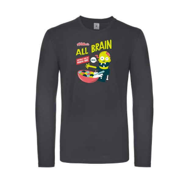 All brain B&C - E150 LSL T-shirt manches longues léger