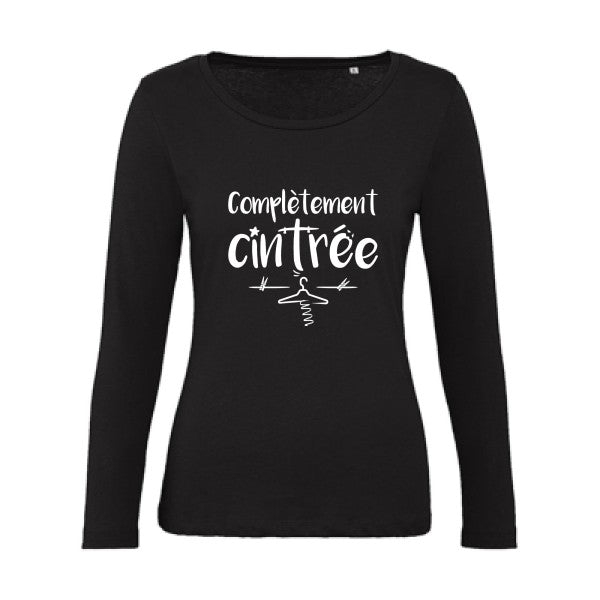 ComplÃ¨tement cintrÃ© Blanc |   T shirt manches longues femme|100% bio