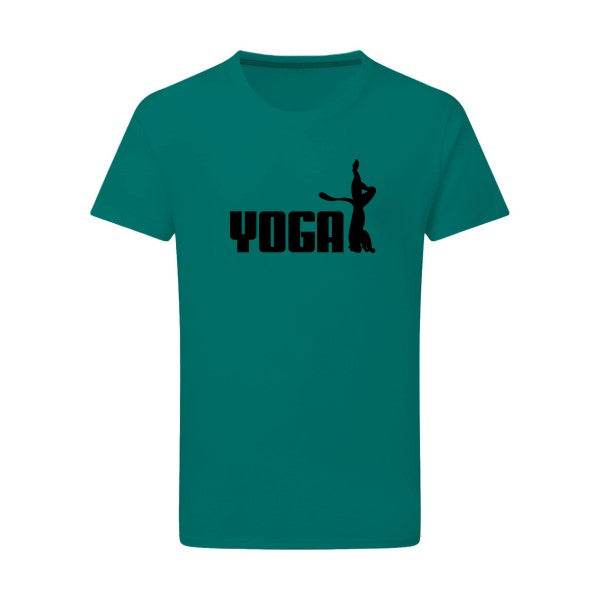 YOGA noir -Flex noir sur T-shirt SG  Emerald Green  2XL