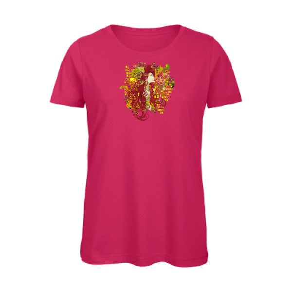 opium- - t-shirt original femme Fuchsia