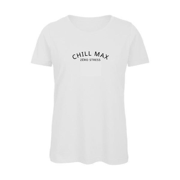 chill max-t-shirt White flex Noir
