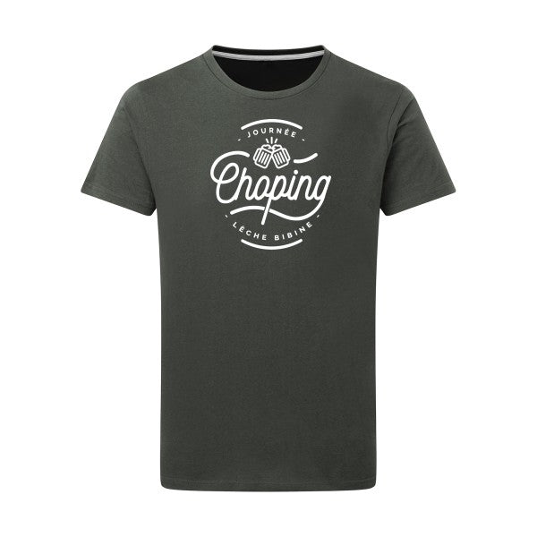 Journée Choping - Flex Blanc Tshirt original Charcoal  5XL