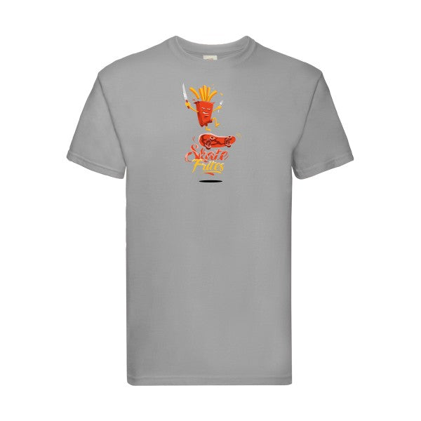 SKATE Fruit of the loom 205 g/m² T-shirt/ zinc