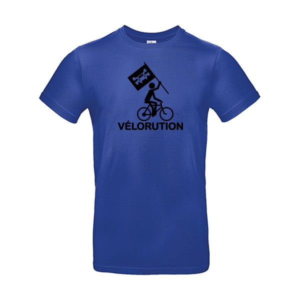 Vélorution Flex noir |E190 T-shirt|Cobalt Blue||2XL