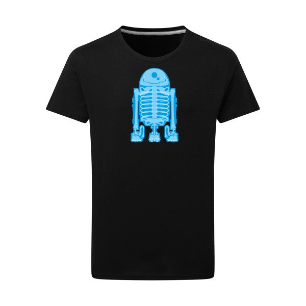 T-shirt homme Droid Scan - T-shirt inspiré par l'univers de la science-fiction Dark Black 2XL