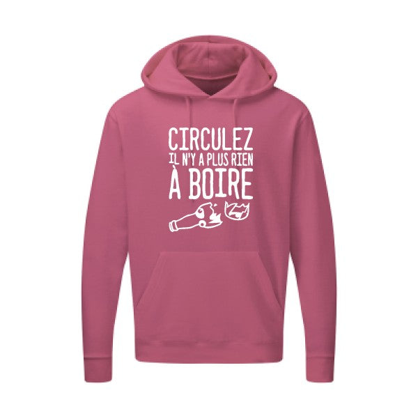 Circulez il n'y a plus rien à boire Blanc SG - Hooded Sweatshirt Sweat capuche