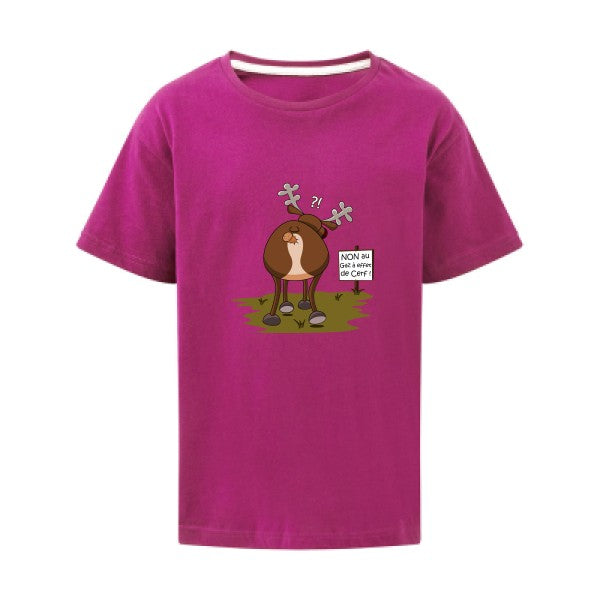 Gaz à effet de cerf SG - Kids T-shirt enfant Dark Pink Taille 152 (11-12/2XL)